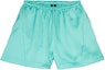 Buy (W) Y-3 테크 시어서커 릴렉스드 타이웨이스트 숏츠 라이트 민트 그린. IV7748