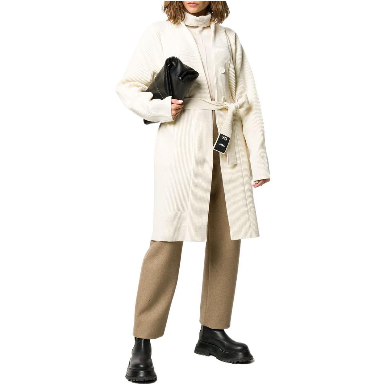 Lookbook (W) Y-3 화이트 립 니트 가디건 코트 GK4844