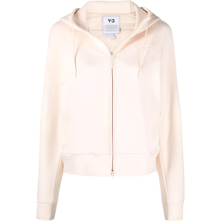 (Women) Y-3 Zip Hoodie Beige Jacket HG6128