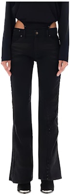 (W) Y/Project Seluar Jeans Lurus Hitam dengan Zip Longgar. WJEAN43S25D15LIGHTRUST Buy (W) Y/Project Seluar Jeans Lurus Hitam dengan Zip Longgar. WJEAN43S25D15LIGHTRUST