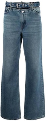 (W) Y/Project FW23 Jeans Potongan Longgar Kaki Lebar Biru JEAN40S25-BLUE Buy (W) Y/Project FW23 Jeans Potongan Longgar Kaki Lebar Biru JEAN40S25-BLUE