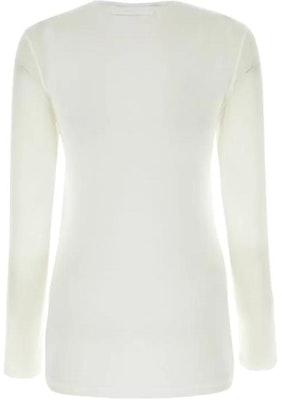 (W) Y/プロジェクト SS23 グラフィックプリント 長袖Tシャツ ホワイト TS76S24F310WHITE Lookbook (W) Y/プロジェクト SS23 グラフィックプリント 長袖Tシャツ ホワイト TS76S24F310WHITE