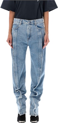 (W) Y/Project YProject Seluar Jeans Denim Biru Kasual Kaki Lurus. WJEAN38S25D22BLUE Order (W) Y/Project YProject Seluar Jeans Denim Biru Kasual Kaki Lurus. WJEAN38S25D22BLUE