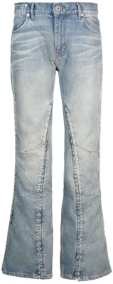 (W) Y/Project YProject Jeans Biru Muda Potongan Lurus Mid-Rise Denim Basuh. WJEAN43S25 Order (W) Y/Project YProject Jeans Biru Muda Potongan Lurus Mid-Rise Denim Basuh. WJEAN43S25