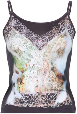 (W) Y/Project YProject SS24 Tank Top Corak Berwarna-Cetak. 104TO008-COLOR Order (W) Y/Project YProject SS24 Tank Top Corak Berwarna-Cetak. 104TO008-COLOR