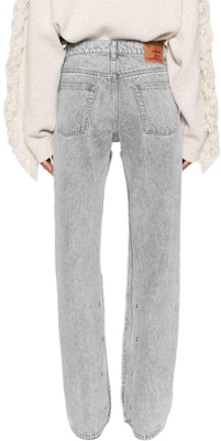 (W) Y/Project SS24 Jeans Abu-Abu Comfort Denim Potongan Lurus 107PA003-GREY Purchase (W) Y/Project SS24 Jeans Abu-Abu Comfort Denim Potongan Lurus 107PA003-GREY