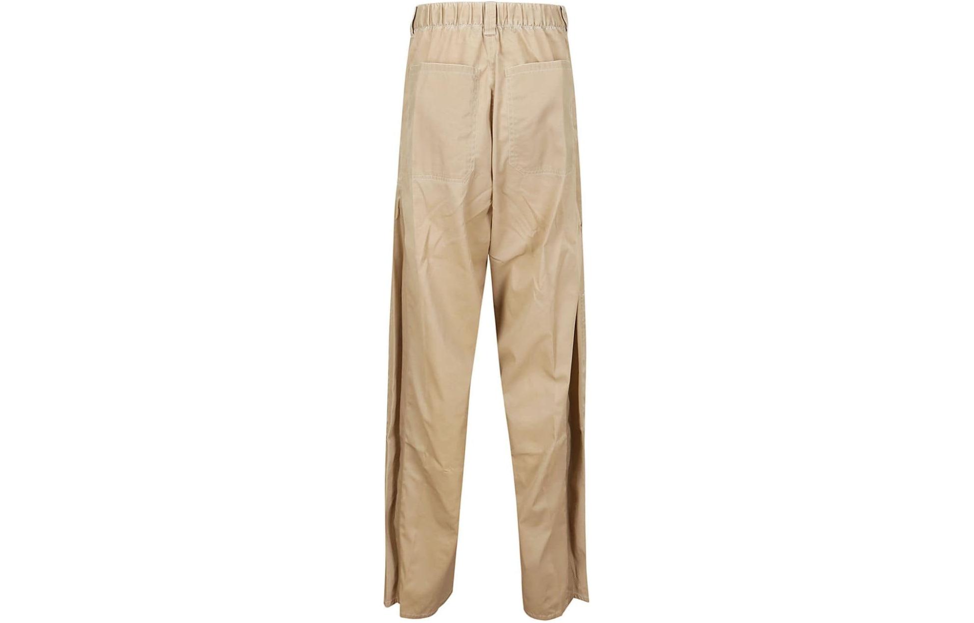 Lookbook (W) Y/Project YProject SS24 Seluar Knit Wide-Leg High-Waisted Beige. 203PA003WASHEDBEIGE