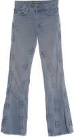(Women) Y/Project YProject SS24 Light Grey Straight-Leg Casual Zipper Denim Jeans 107PA002D14 (Women) Y/Project YProject SS24 Light Grey Straight-Leg Casual Zipper Denim Jeans 107PA002D14