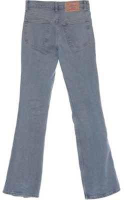 (W) Y/Project YProject SS24 Jeans Denim Kelabu Cerah Zip Lurus Kasual. 107PA002D14 Lookbook (W) Y/Project YProject SS24 Jeans Denim Kelabu Cerah Zip Lurus Kasual. 107PA002D14