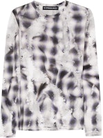 (Women) Y/Project YProject SS24 Sheer Plaid Long Sleeve Pullover T-Shirt Black. 105TO001-WHITE (Women) Y/Project YProject SS24 Sheer Plaid Long Sleeve Pullover T-Shirt Black. 105TO001-WHITE