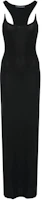 (Women) Y/Project YProject SS24 Solid Ribbed Knit Tank Dress Smoke Black 104DR001-BLACK (Women) Y/Project YProject SS24 Solid Ribbed Knit Tank Dress Smoke Black 104DR001-BLACK