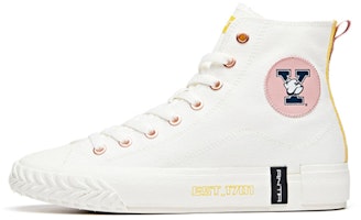 (Women) Anta x Yale Hight Top Canvas Shoes 'Cream White' 122028650-8 (Women) Anta x Yale Hight Top Canvas Shoes 'Cream White' 122028650-8