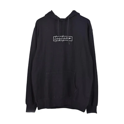 (Women) Yohji Yamamoto FW21 Letter Print Pullover Hoodie Black HX-T84-984-1