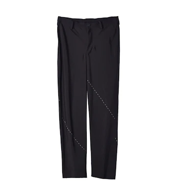 (Women) Yohji Yamamoto SS21 Silver Thread Casual Pants Black FD-P21-200