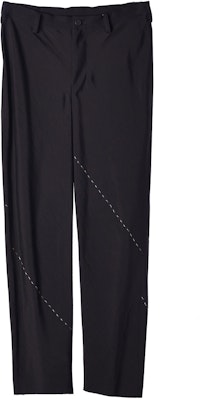 (W) ヨウジヤマモト SS21 シルバースレッド カジュアルパンツ ブラック FD-P21-200 Order (W) ヨウジヤマモト SS21 シルバースレッド カジュアルパンツ ブラック FD-P21-200