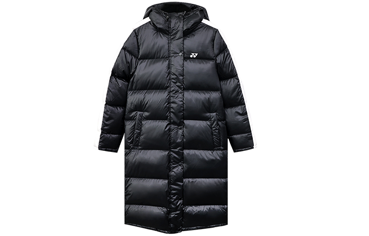 (Women) YONEX Black Logo Printed Down Jacket Warm and Stylish. 290061BCR-007