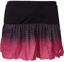 (Women) Yonex Breathable Badminton Skirt Black Red Gradient for Sports & Training 2620-007 (Women) Yonex Breathable Badminton Skirt Black Red Gradient for Sports & Training 2620-007
