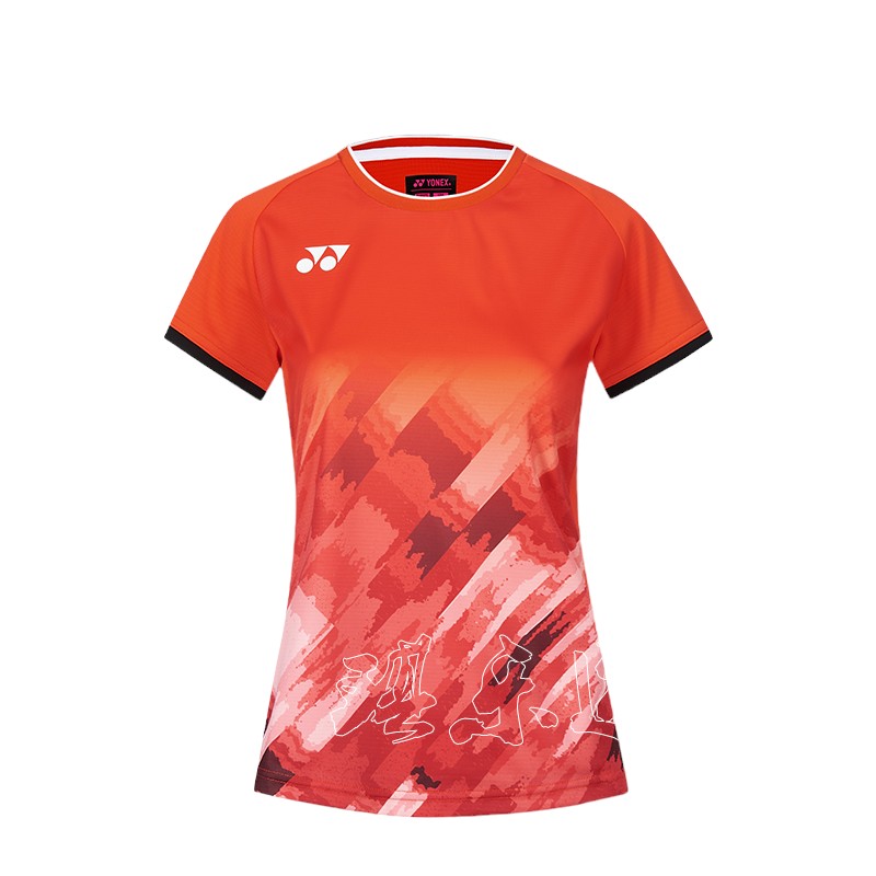 (Women) Yonex Colorblock Graffiti Print Breathable Badminton T-Shirt 20785CR