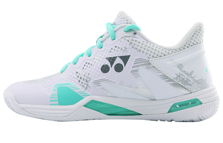 (Women) YONEX ELZ3 Low-Top Badminton Shoes - White, Lightweight & Anti-Slip. SHBELZ3LEX White Color