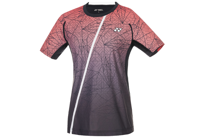 (Women) Yonex Graphic Print Crewneck Raglan Sleeve T-Shirt Fresh Red 210010BCR