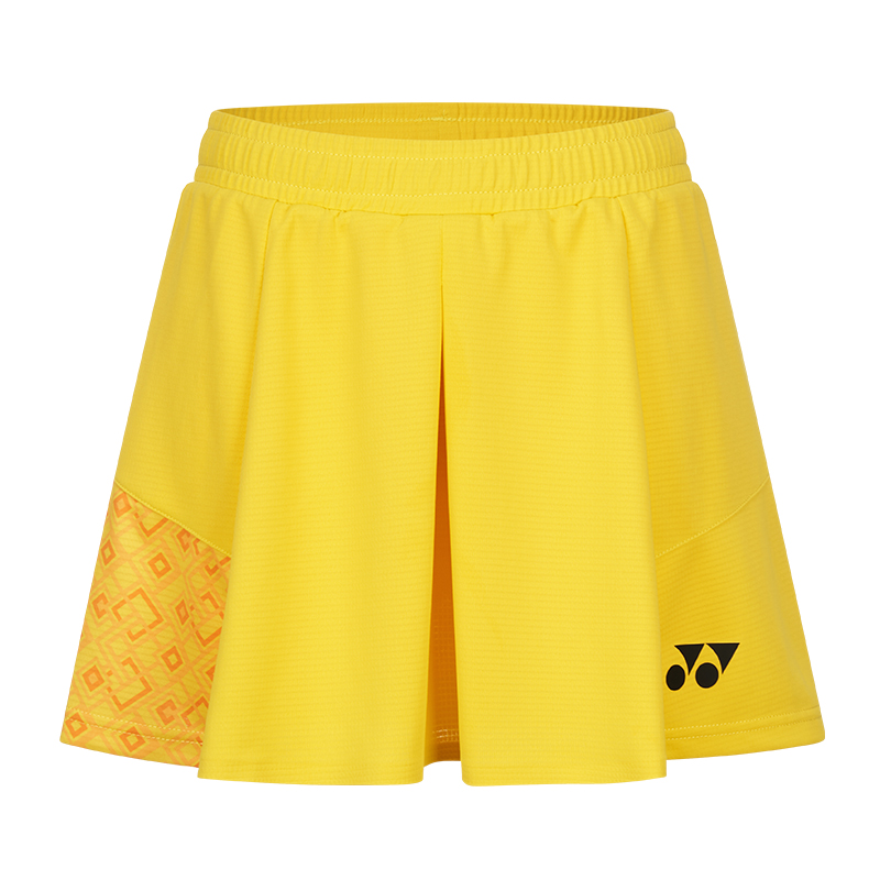 (Women) Yonex Paris National Team Floral Lightweight Sports Shorts Yellow. 26166