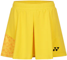 (Women) Yonex Paris National Team Floral Lightweight Sports Shorts Yellow. 26166 (Women) Yonex Paris National Team Floral Lightweight Sports Shorts Yellow. 26166