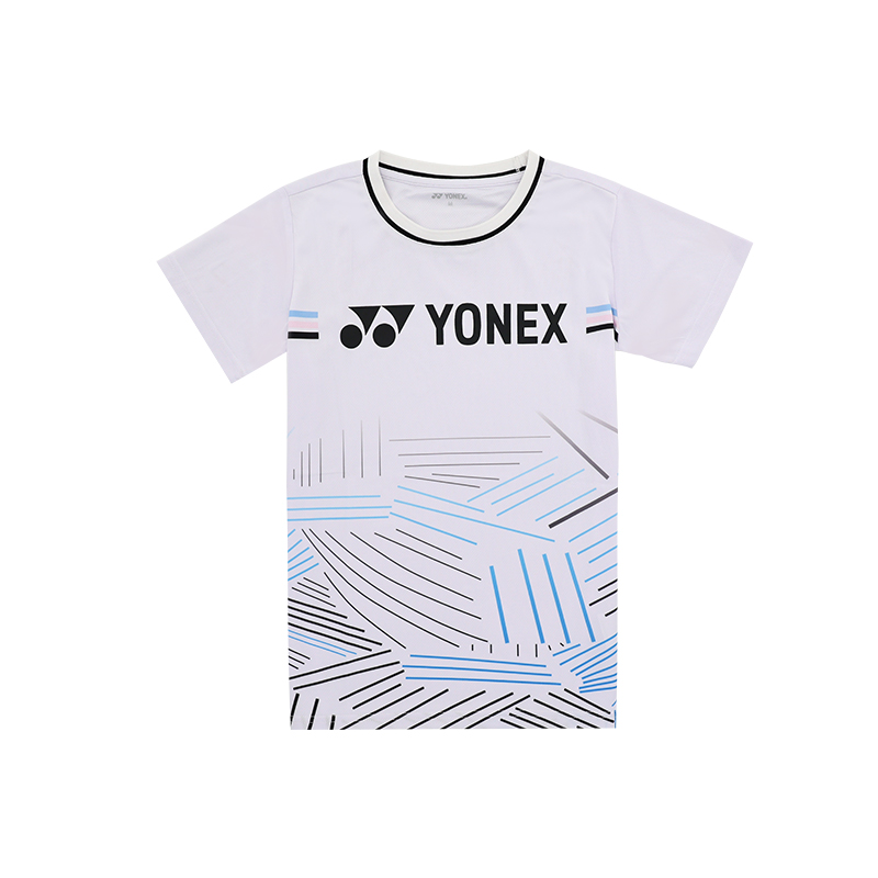 (Women) Yonex Quick-Dry Stripe Training Sports T-Shirt - White 210254BCR