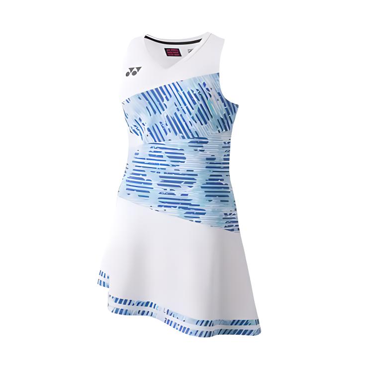 (Women) Yonex V-Neck Sleeveless Quick-Dry Printed Dress FT-20705EX