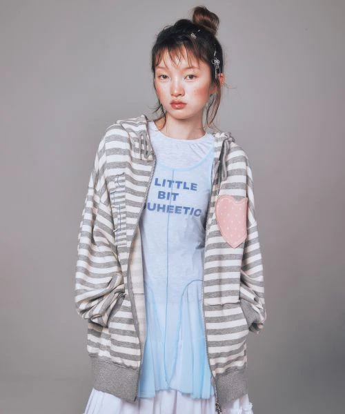 women-yoohee-i-love-applique-hood-zip-up-melange-grey-hoodie-yhhzfc-001-mg