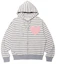 Shop (W) 유희 아이 러브 아플리케 후드 집업 멜란지 그레이 후디 YHHZFC001MG
