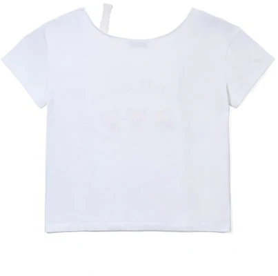 (Women) Yoohee Korilakkuma White Lace Off-Shoulder T-Shirt YHSTGB083WH Shop (Women) Yoohee Korilakkuma White Lace Off-Shoulder T-Shirt YHSTGB083WH