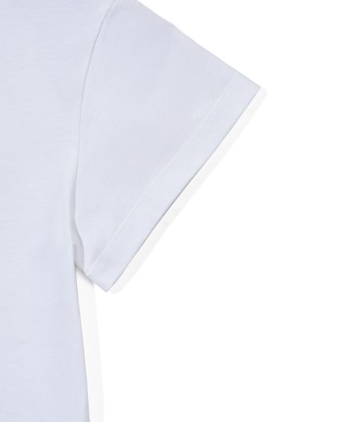 Cheap (Women) Yoohee Korilakkuma White Lace Off-Shoulder T-Shirt YHSTGB083WH