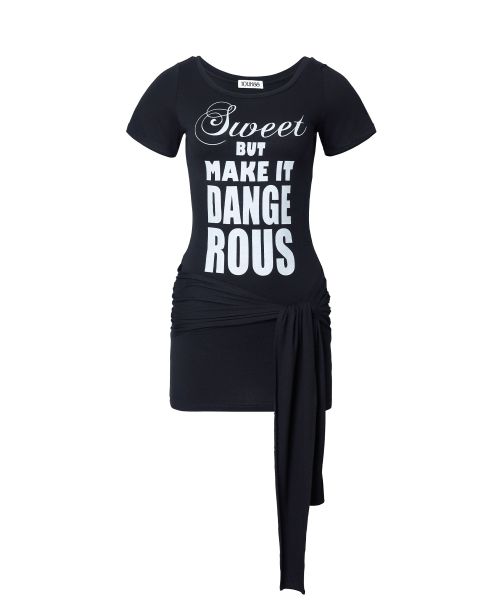 Order (Women) Yoohee Lettering Wrap Dress Black YHOPGB002BK