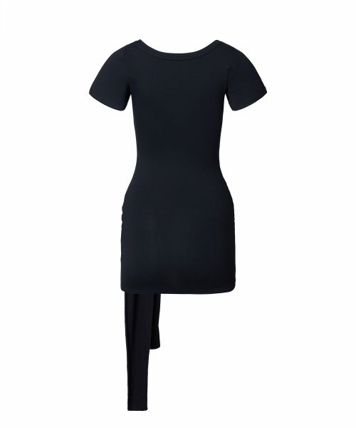 Lookbook (Women) Yoohee Lettering Wrap Dress Black YHOPGB002BK