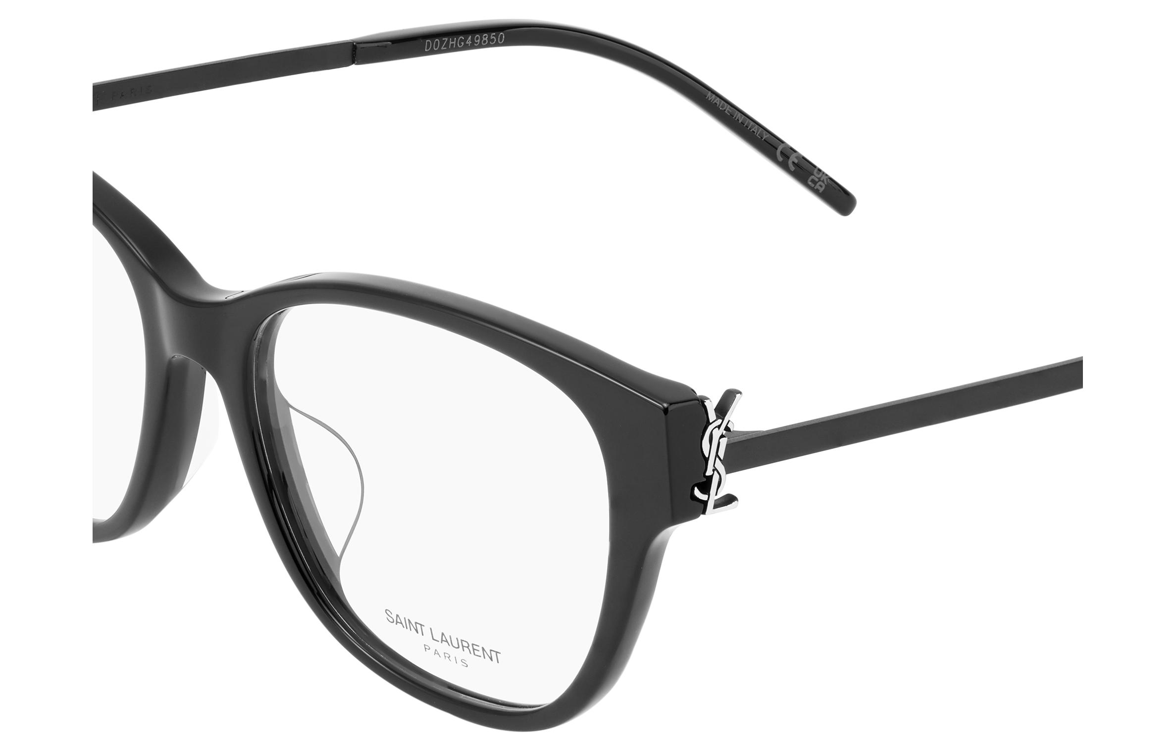 Details for (W) Cermin Mata Wanita YSL Saint Laurent Butterfly Hitam Perak Logo Capsule Series SLM48O-C/F-002