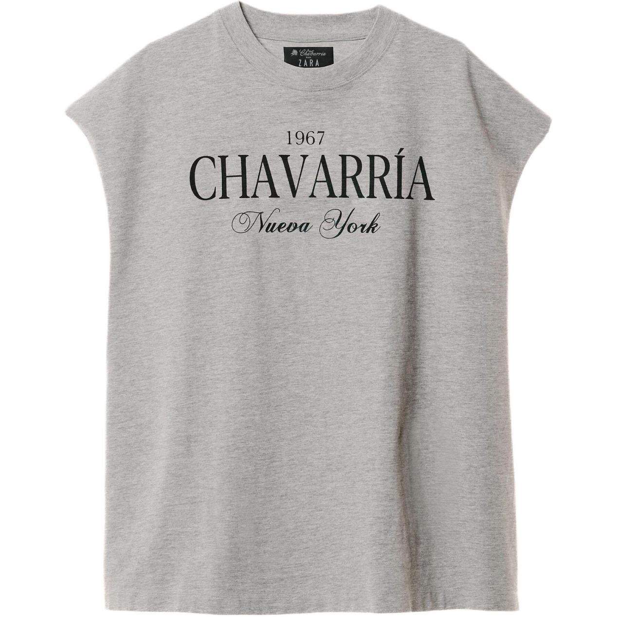 ZARA × Willy Chavarria SS26 Colorblock Logo Cotton Sleeveless Loose Tank Top Men 0526462-803
