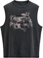 (Women) ZARA Loose Fit Graphic Washed Tank Top Youth Style 4805408-40 (Women) ZARA Loose Fit Graphic Washed Tank Top Youth Style 4805408-40