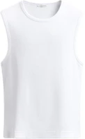 (Women) ZARA Solid Ribbed Sleeveless Slim Fit Tank Top 4087451-250 (Women) ZARA Solid Ribbed Sleeveless Slim Fit Tank Top 4087451-250
