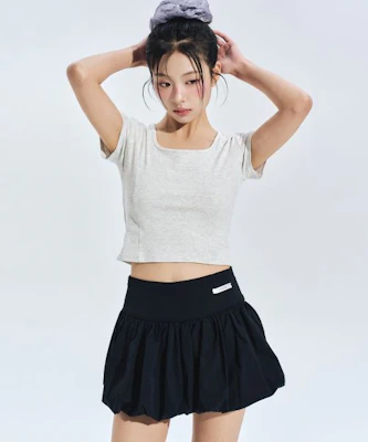 (W) ZERO PLANET Ameli 气球裙裤 黑色 Z26HSK02BK Lookbook (W) ZERO PLANET Ameli 气球裙裤 黑色 Z26HSK02BK