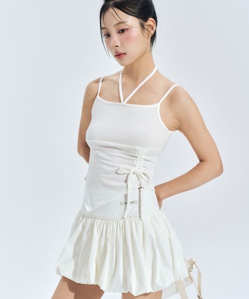 Lookbook (Women) Zero Planet Ameli Balloon Skirt Pants White Z26HSK02WH