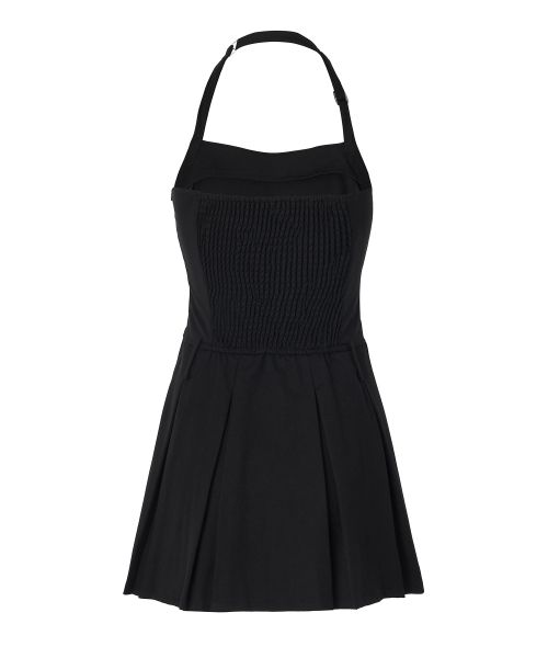 Sizing (Women) Zero Planet Dalin Bustier Pleated Mini Dress [BLACK] Z25FDR04BK