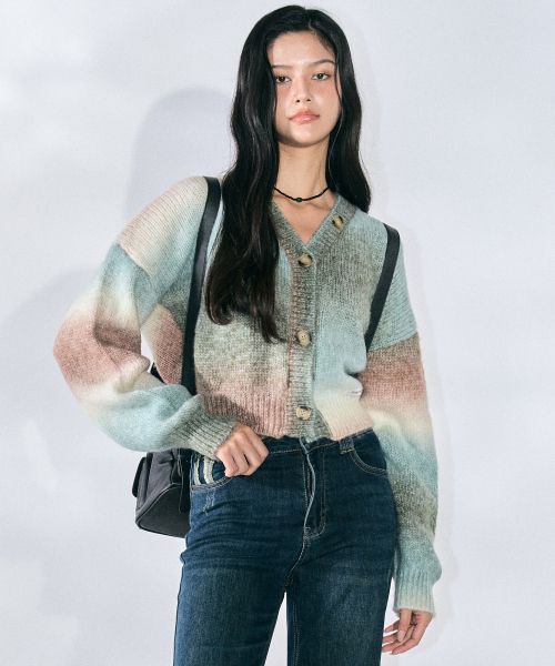 Purchase (Women) ZERO PLANET Nora Two-Way Button Cardigan [FOREST] Z24FOT10FO