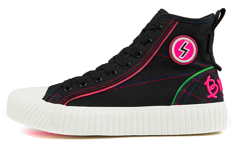 (W) Kappa Zhao Diyu Canvas 'Embroidered Black'