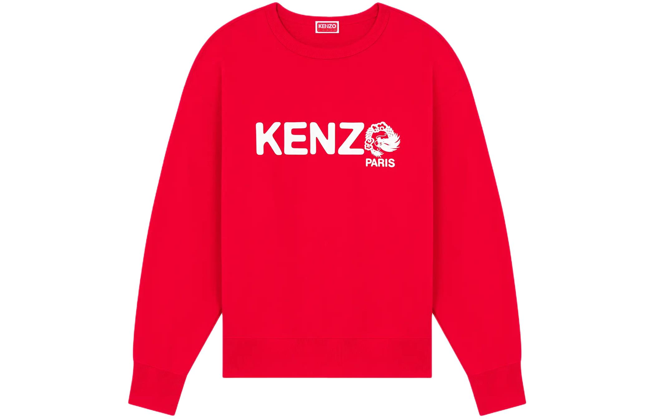 [Year of the Dragon Collection] KENZO SS24 Logo Graphic Casual Unisex Sweatshirt FE58SW0054MF-22