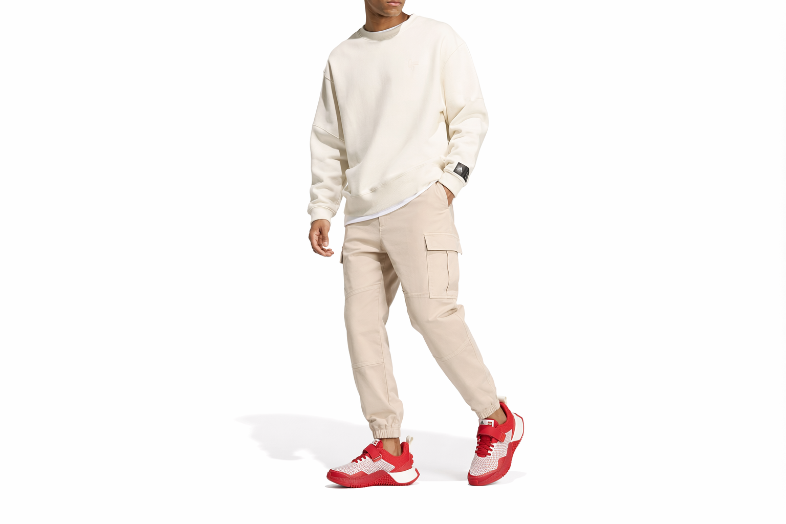Order (PS) (Kanak-Kanak) LEGO x adidas Sport Pro 'Merah Off White' GZ2412
