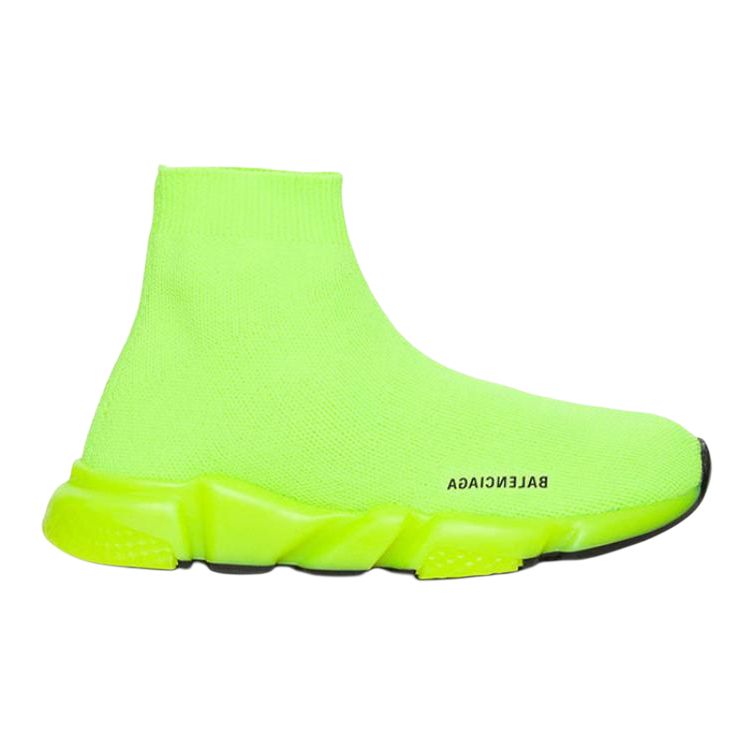 Order (Youth) (Pre School) Balenciaga Speed Sneaker 'Fluo Yellow' 597425-W2DBA-7771