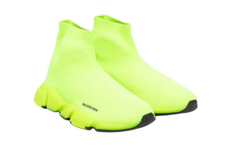 Lookbook (Youth) (Pre School) Balenciaga Speed Sneaker 'Fluo Yellow' 597425-W2DBA-7771