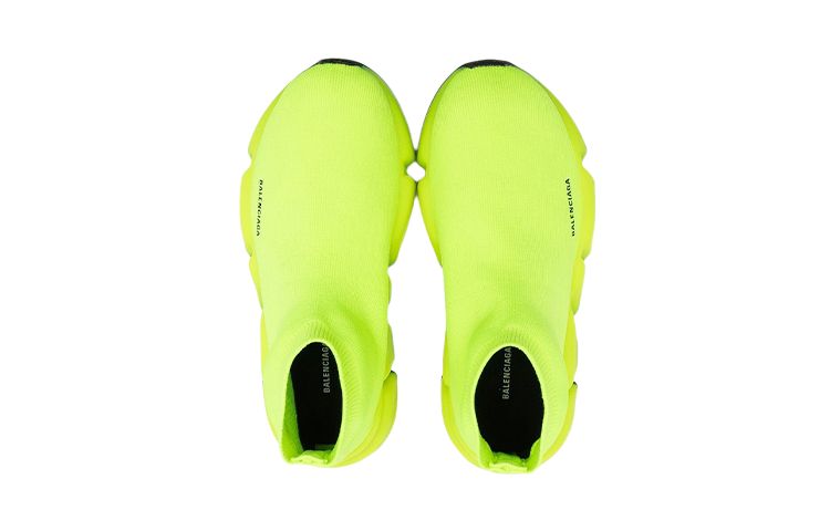 Shop (Youth) (Pre School) Balenciaga Speed Sneaker 'Fluo Yellow' 597425-W2DBA-7771