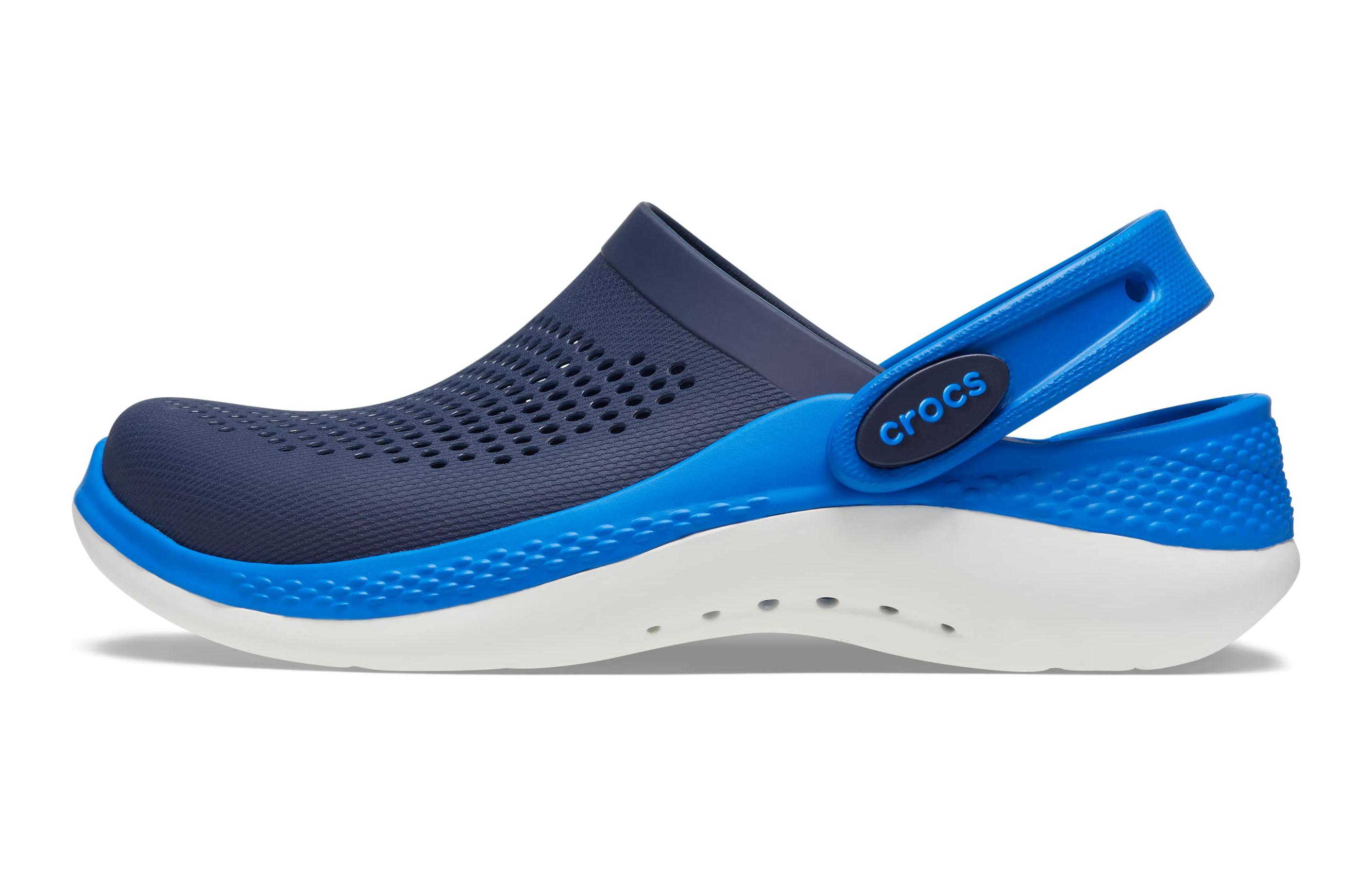 (Youth) (Pre School) Crocs LiteRide Navy Breathable Slip-Resistant Casual Sandals 207021-4KB