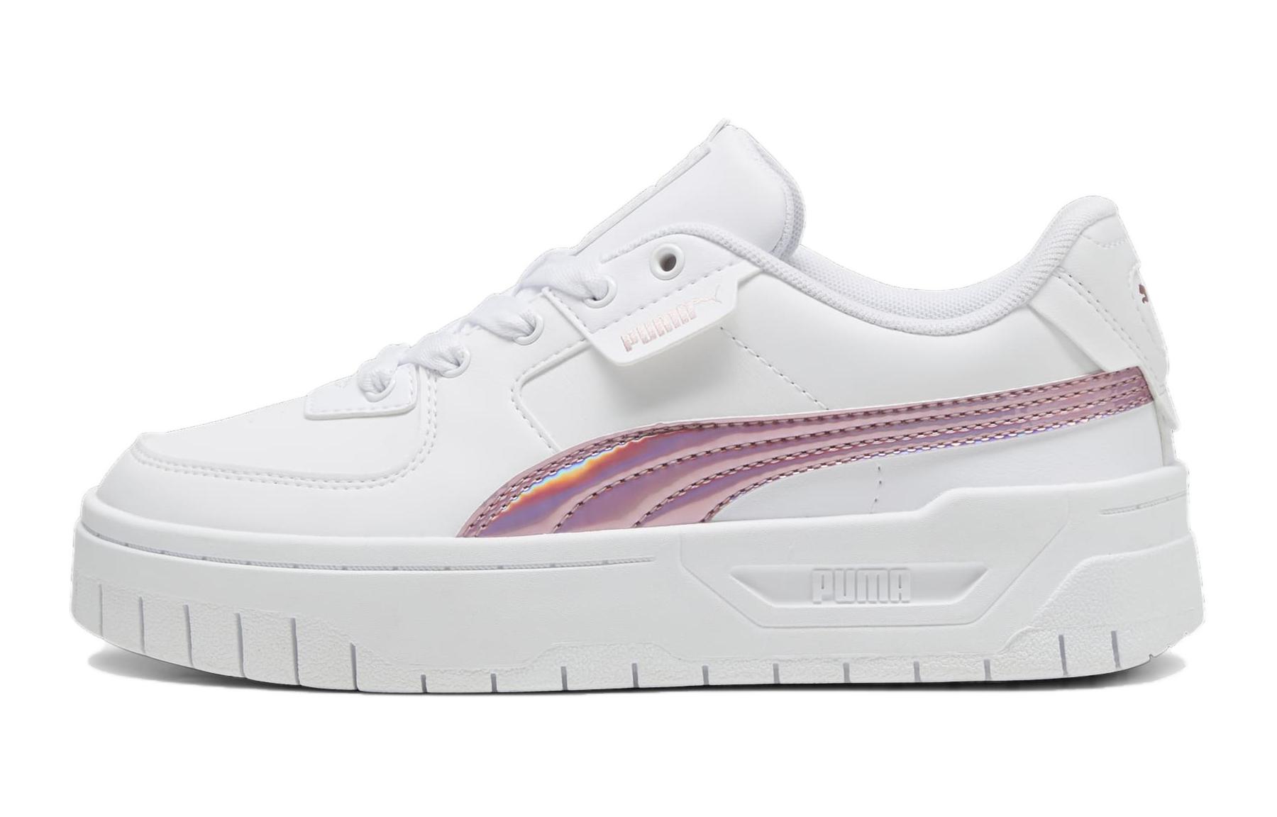 (Youth) (Pre School) Puma Cali Dream Iridescent ' Casual Sneakers White/Pink - Size 396624-02